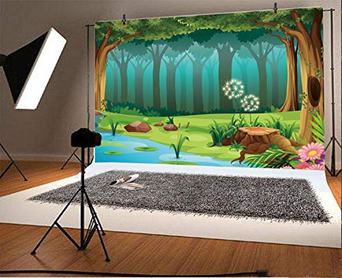 Fondo Fotográfico Vinilo 10x7ft Bosque Encantado miniatura 2