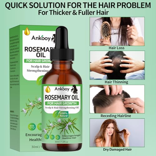 ANKOOY Rosemary Hair Oil 3-Pack 1 fl oz — view 7