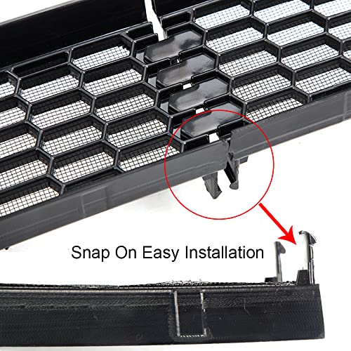 Front Grill Mesh Grille Grid Inserts For Tesla Model 3 2017-2023 Air Inlet Vent Grille Cover For Stopping Leaves Rocks And Insects #TOP4