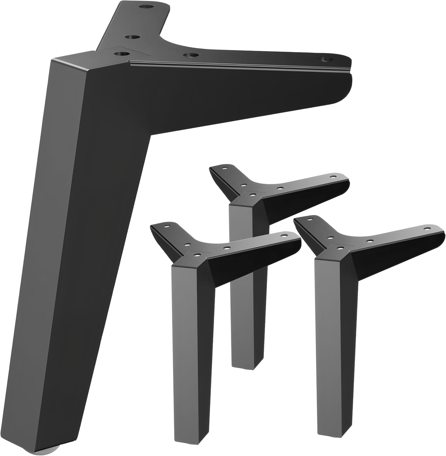 Photo 1 of Luffioner Metal Table Legs, 4-inch Furniture Legs