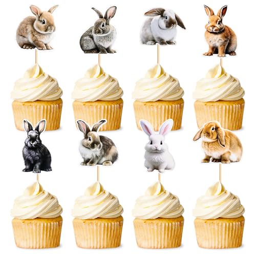 Décorations cupcakes lapin Pâques pour réussir votre buffet facilement