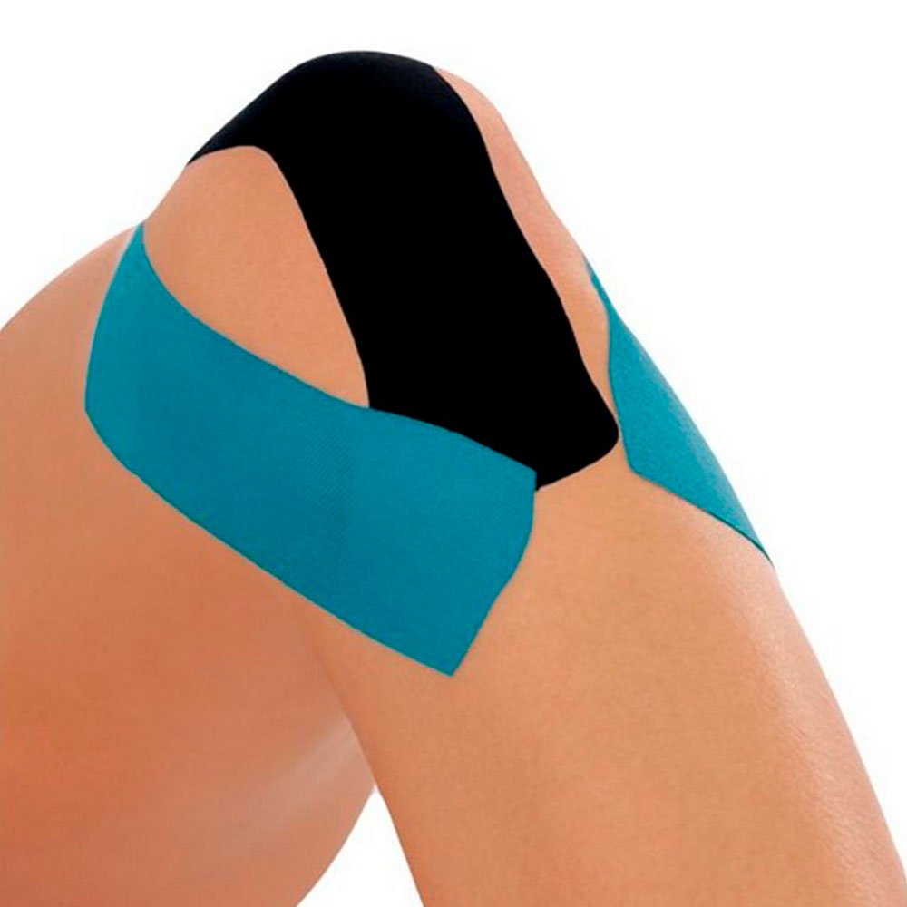 BSN Lot de 2 bandes de kinésiologie Leukotape K (5 m x 5 cm) Noir