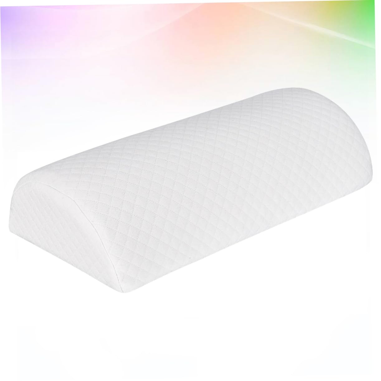 Homoyoyo Cojín Piernas Semicírculo Viscoelástico 40x18 Cm Espuma De Memoria Soporte Ergonómico para Aliviar Dolor Piernas y Mejorar Circulación Uso Hogareño White