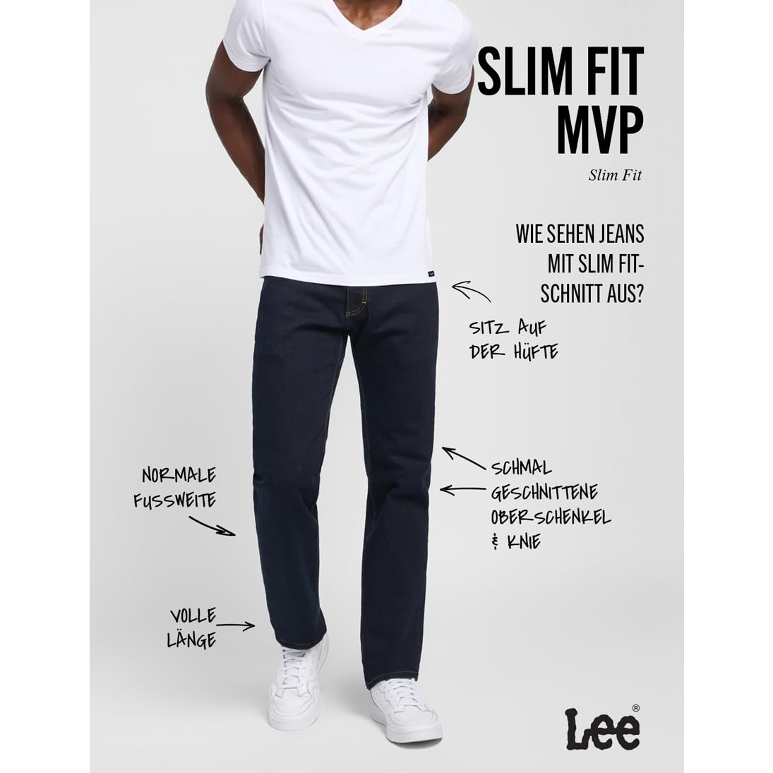 Lee Herren Jeans Slim Fit MVP
