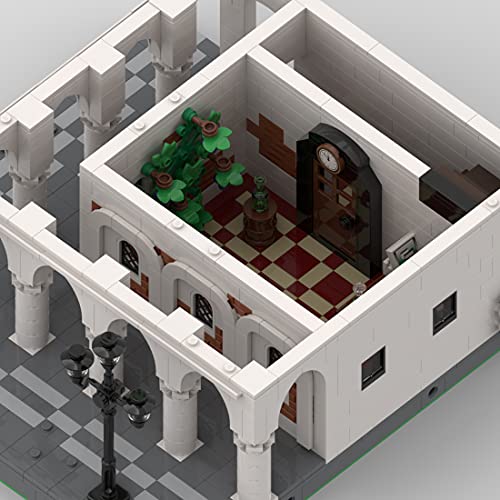 ITop Haus Bausteine Bausatz, MOC-59639 Architektur Modell, 4993 Teile Klemmbausteine Kompatibel mit Lego – Bild 6