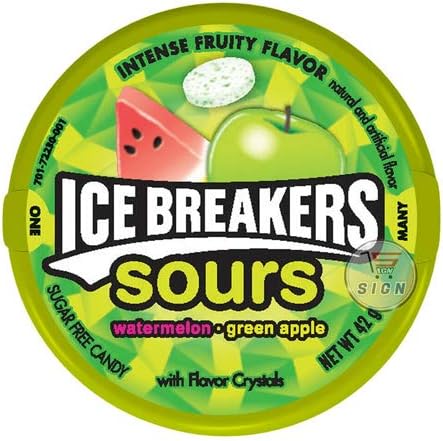 Ice BreakersSours Watermelon Green Apple, 384 g