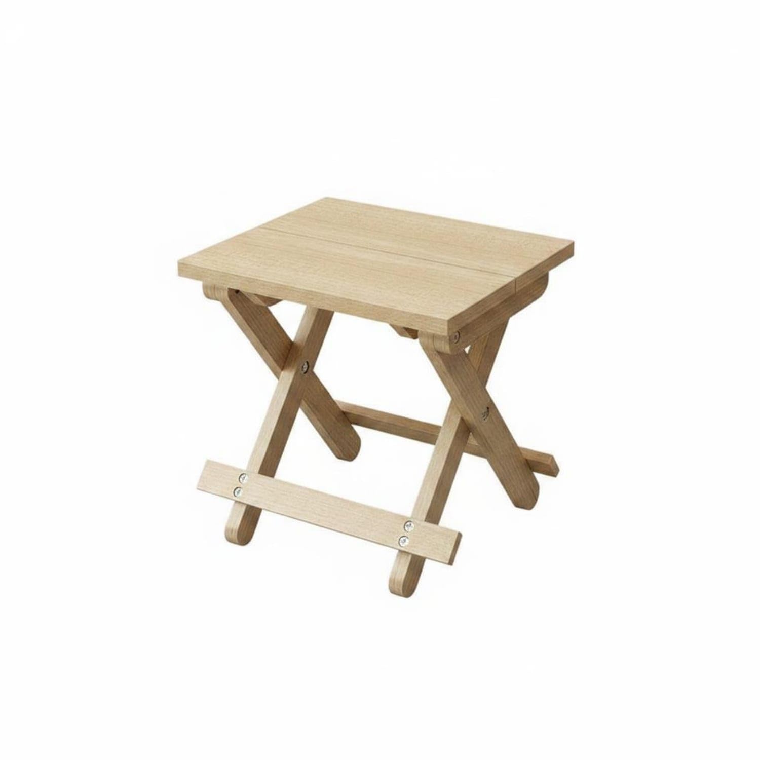 Folding Wooden Stool Space-Saving Portable Wood Stool Lightweight Small Folding Chair for Picnic, Sketching, Wood, S | Stools | Furniture | Kids & Teens at Home-picture-21