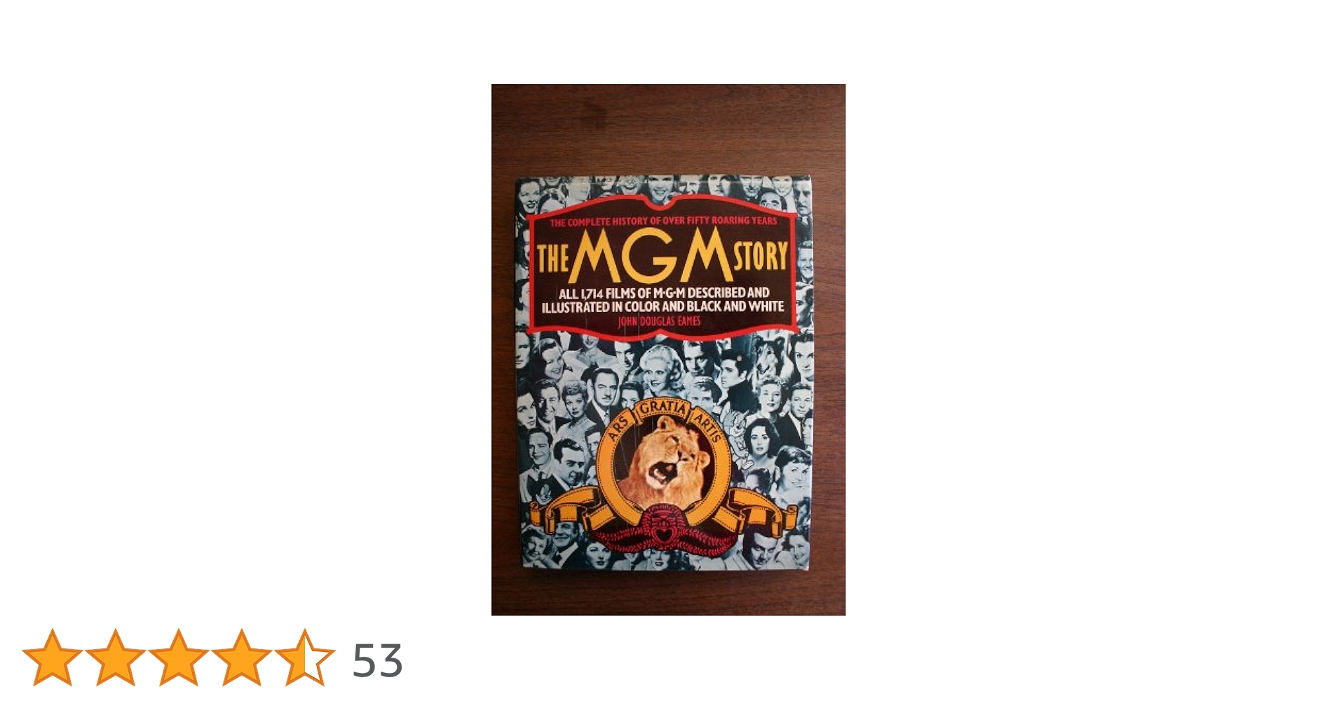 洋書 THE MGM Story by John Douglas Eames The MGM Story: The Complete History of Fifty Roaring Years