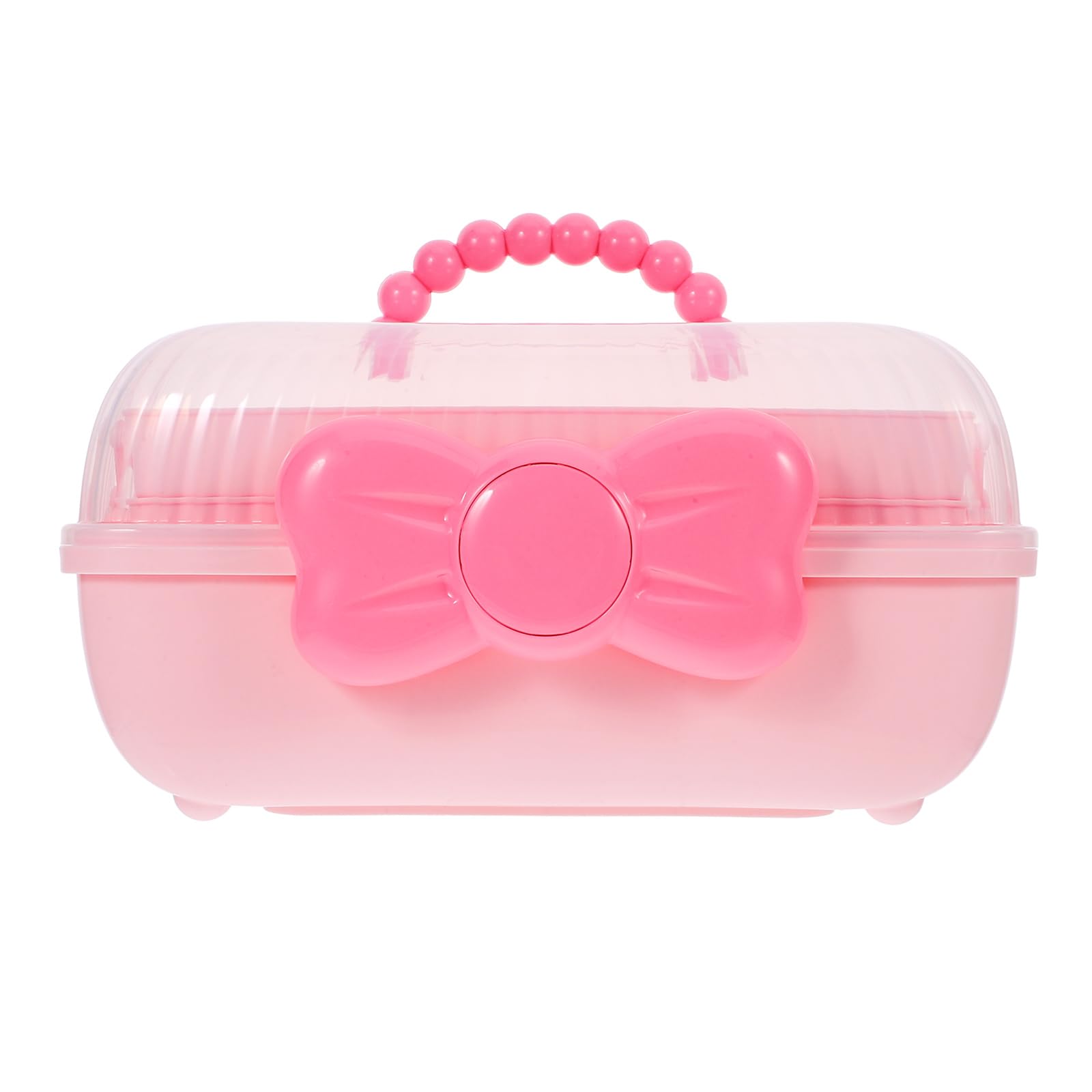 Dreilagige Haarschmuckbox Organizer Für Haarspangen Und Stirnbänder Tragbare Aufbewahrungsbox Aus Langlebigem Material Für Schreibtisch Oder Zuhause Kleine Schmuckbox Für