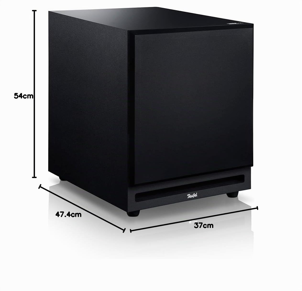 Teufel Sistema 6 THX 5.2 Set Home Cinema con Licenza THXSelect, Suono cinematografico e Riproduzione Musicale a Livello THX, 2 potenti subwoofer (Wireless Opzionale), ATM
