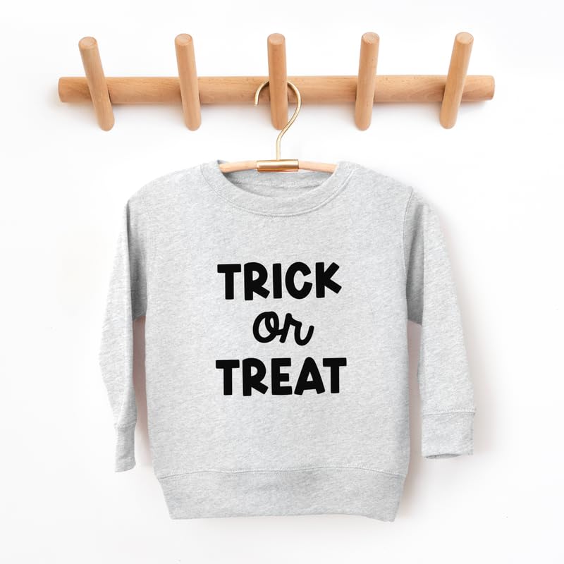Bump and Beyond Designs Trick or Treat Boys and Girls Halloween Sweatshirt for Toddlers and Kids2