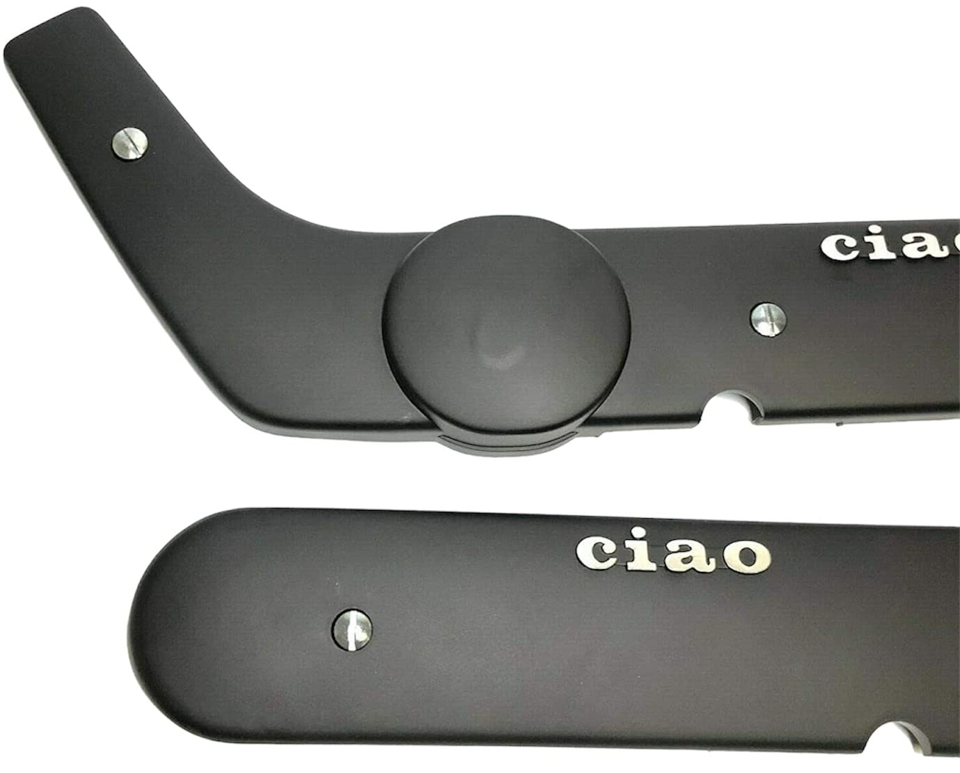 Coppia Fianchetti Bandine Plastiche Laterali Completi di Scritte e Viti Molle per Ciclomotore Ciao C7 Pxv Pv Fl Teen con Variatore