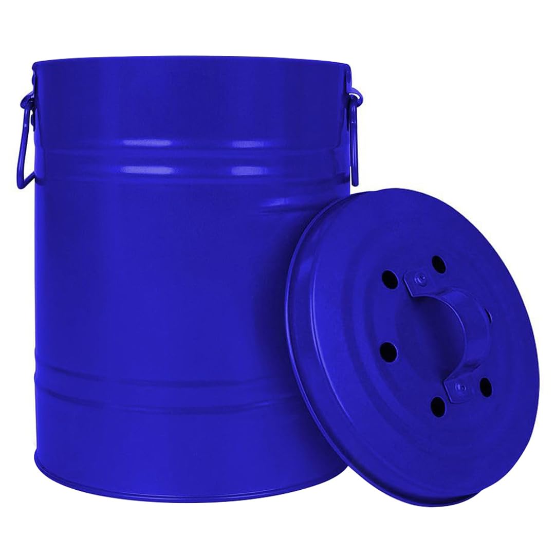 Chef's StarCountertop Compost Bin for Kitchen, Indoor Compost Bin for Kitchen Counter, Small Composter for Kitchen Counter, with Charcoal Filter, Airtight Lid, 0.8 Gallon Compost Pail, Blue