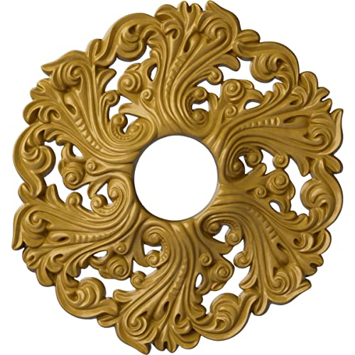 Image of Ekena Millwork CM19ORIGS Orrington Ceiling Medallion, Iridescent Gold