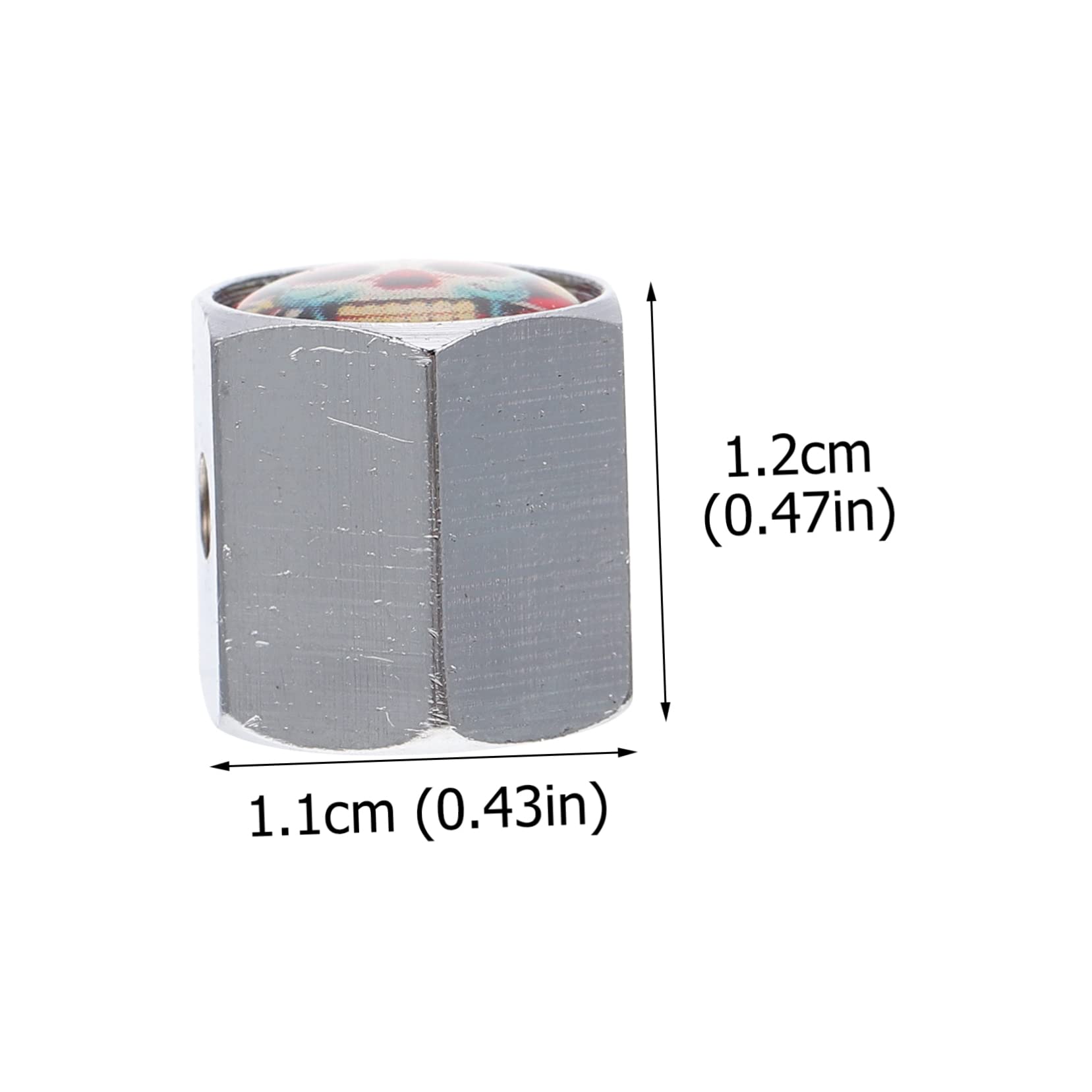 COSMEVIVI Tire Caps Copper Material Bike Wheel Tire Mouth Covers Easy Installation Rustproof