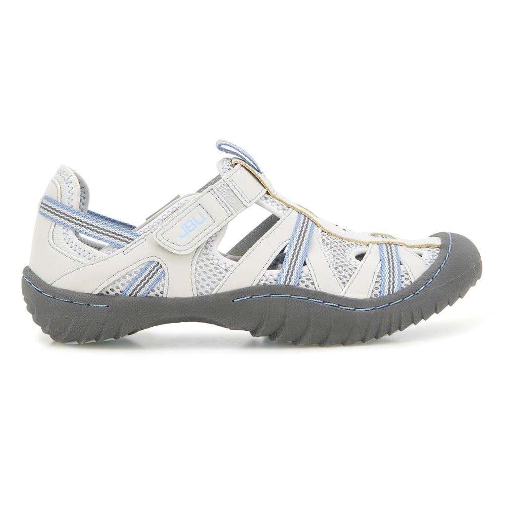 JBU Women's Regional Water Ready Shoe, Light Grey/Stone Blue, 9