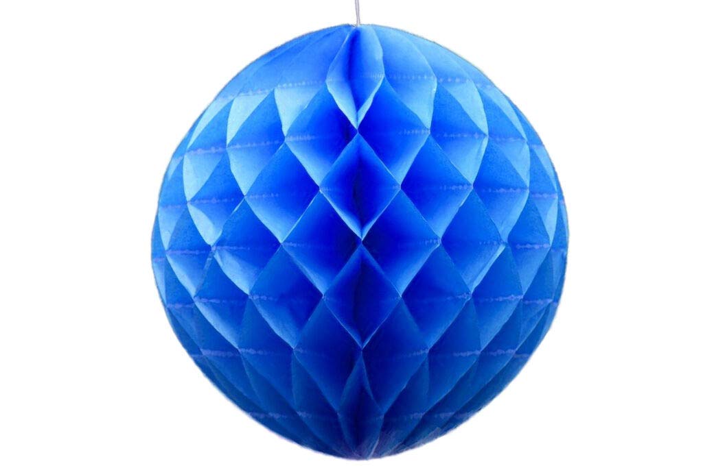 EliteKoopers 20cm Paper Honeycomb Flower Balls Lanterns Pompoms For Garland Party Wedding Decoration (10 Pcs)