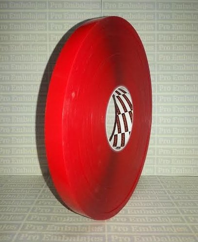 Cinta doble cara de alta resistencia, acrilica VHB, 33 metros x 19 mm. ancho. Espesor 1 mm