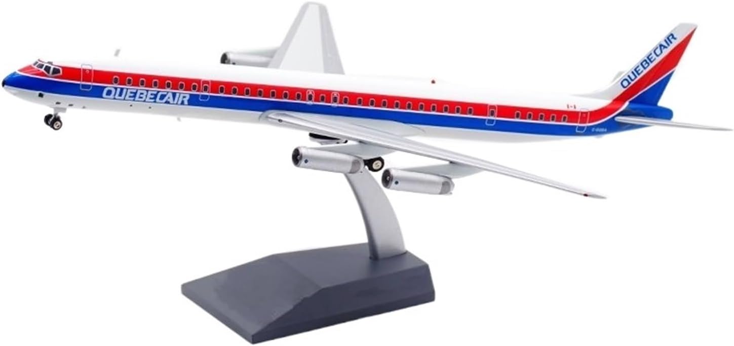 Die Cast Plane 1 200 for DC-8-63 Passenger Static Die Cast Alloy Metal Finished Simulation Aircraft Model Collection Finished Metal Airplane
