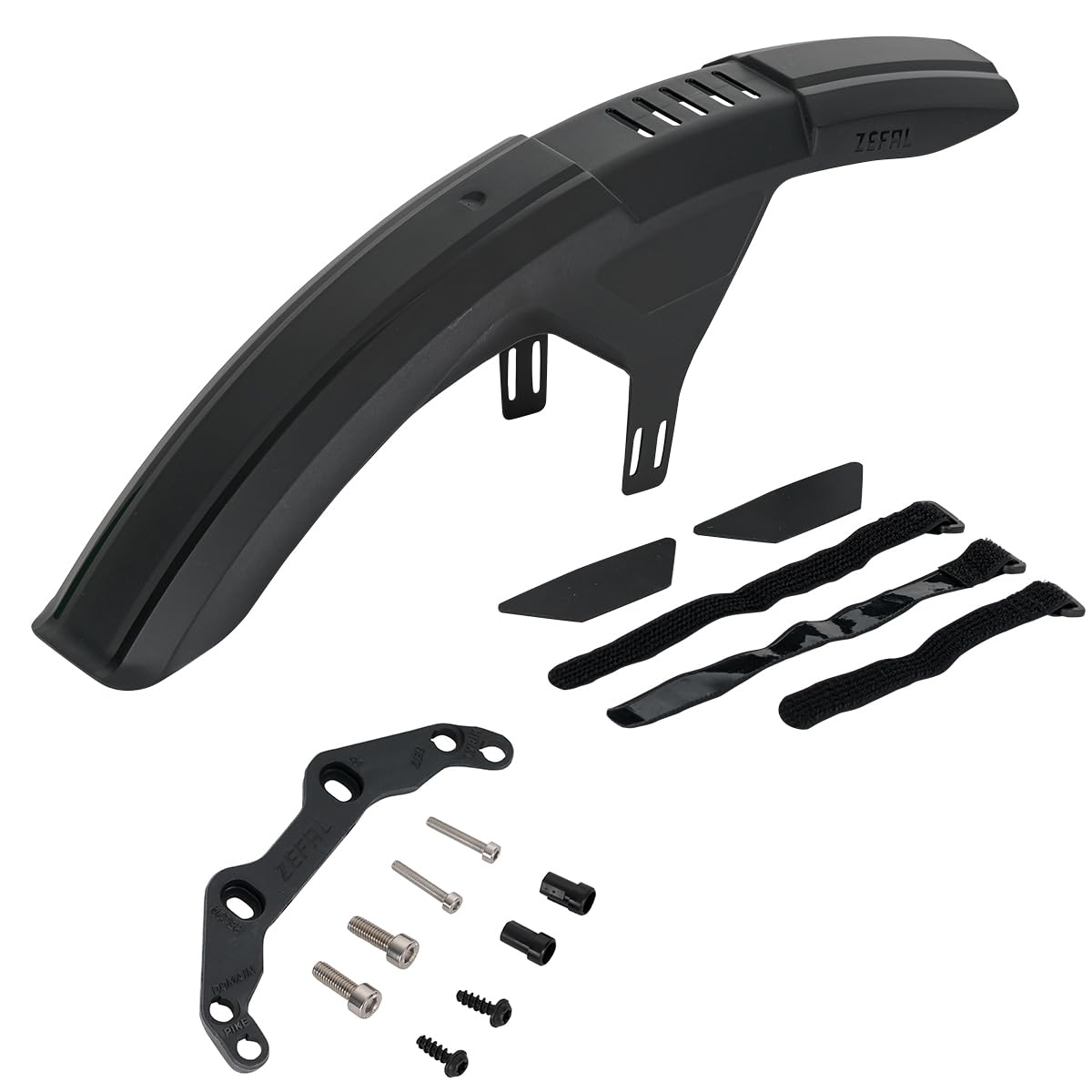 ZEFAL Deflector FM40 MTB Front Mudguard + Fork Adaptor - 27.5" / 28" / 29" - RZ01