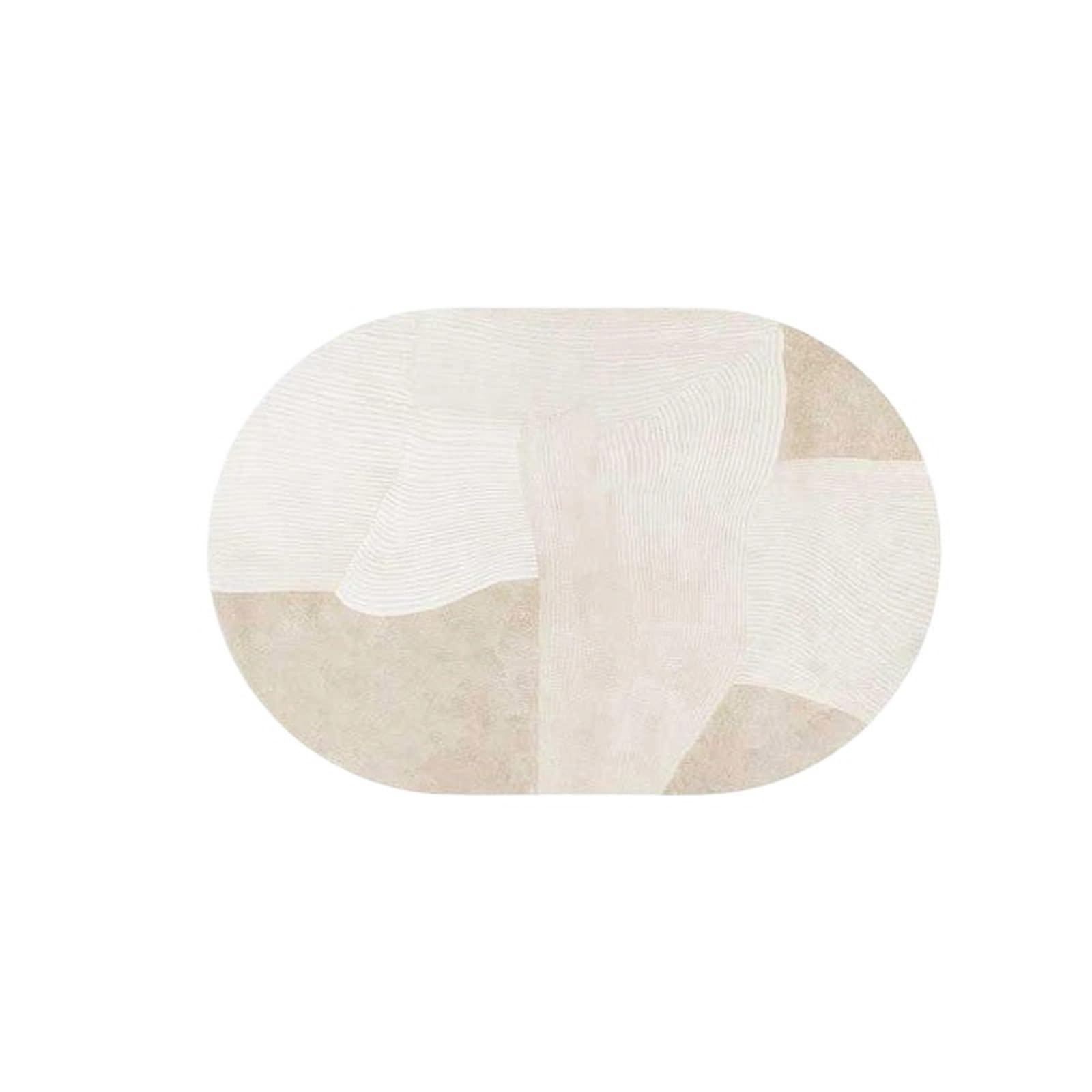 Oval Table Mats Plates Placemat Oval Table Place Mats Desk Cup Coaster Dining Supplies Home Decor(Color6)