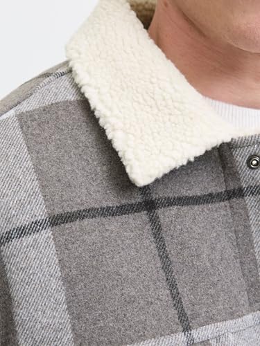 JACK & JONES Herren Jprblutexas Wool Blend Trucker Jacket Sn, Grey, s 5