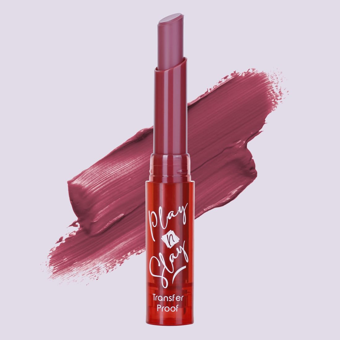 Half N' Half LS-32 Play n Slay Transfer Proof | Smudge Proof | Nourishes Lips | Great For Daily Use|Lightweight Lipstick |2.4g | Soft Hearted 16