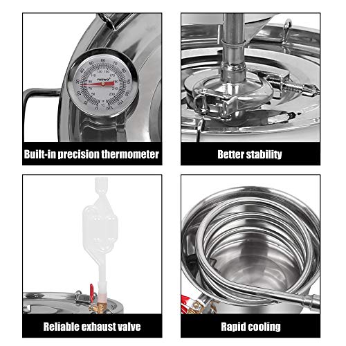 Distillatore Fai Da Te 3 Pentole - Per Alcol, Oli Essenziali E Acquaviti - Foto 8