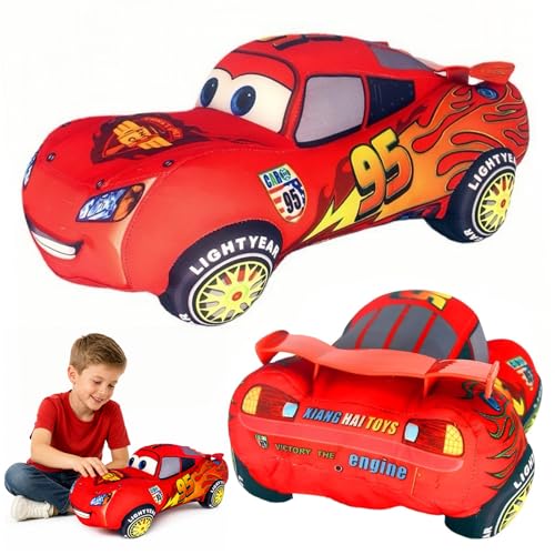 PANYI Voiture Cars Jouet en Peluche de Voiture Peluche Cars Poupée en Peluches de Course de Voitures de Dessin Animé de 25 cm Ldéal pour Jouer Collectionner...