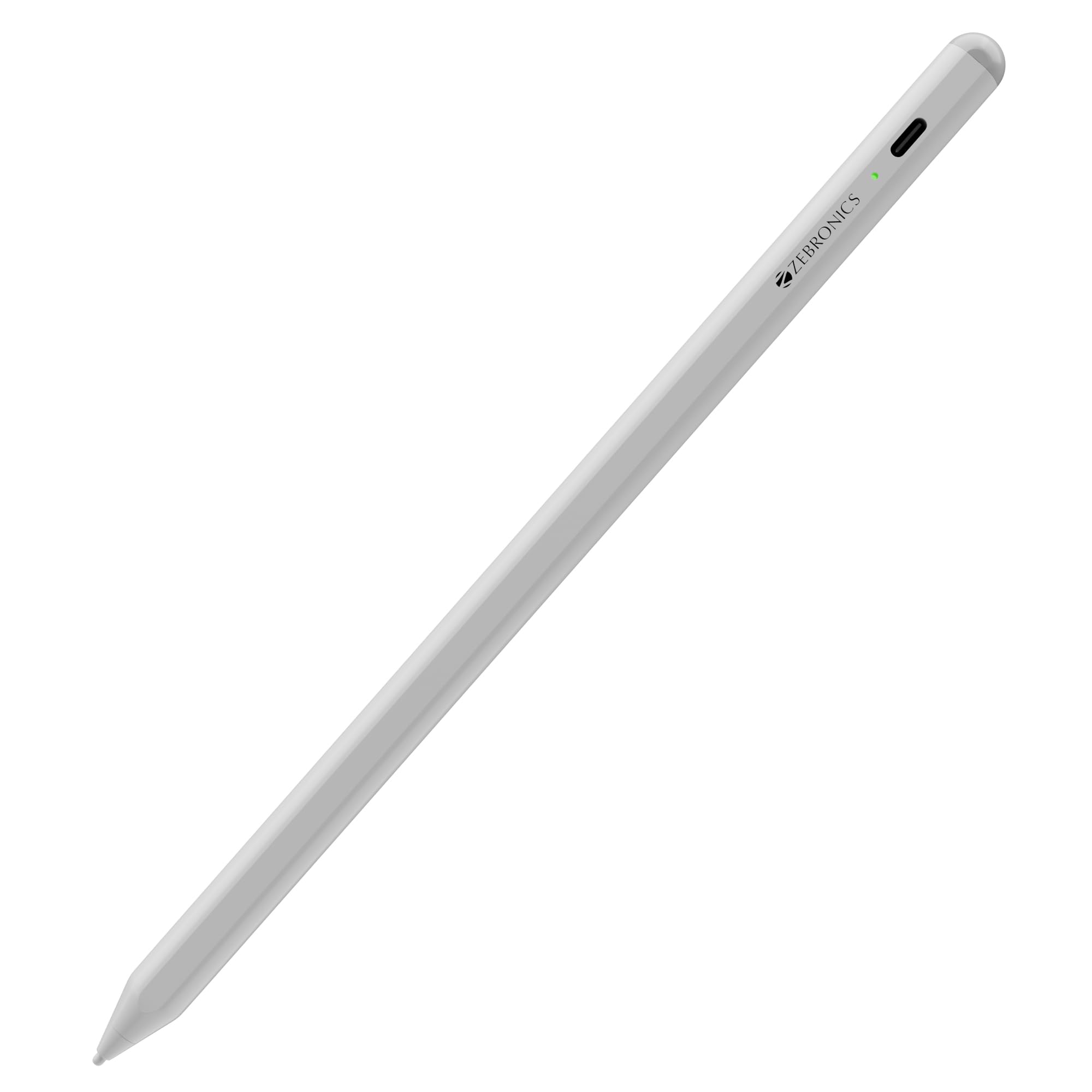 Zebronics Universal Stylus Type-C, Magnetic Attachment, LED Indicator, Replaceable Pen Tips, Palm Rejection, High Precision, Ultra-Lightweight, iPadOS, iOS, Android Compatible (Stylus Pro Max)-image-46