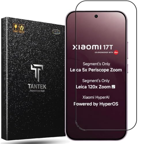Image of TitanGuard Tempered Glass Screen Protector Guard for Poco X8 Pro /Xiaomi 17T / Xiaomi Redmi Turbo 5 (6.59 Inch) - 9H Hardness, Military Grade, Anti-Static, Easy Installation Kit - 1 PACK