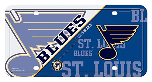 Rico Industries NHL Hockey St. Louis Blues Split Metal Tag