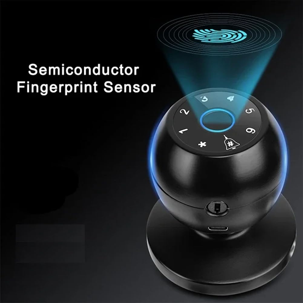Serrure de Porte Intelligente à Empreinte Digitale Tuya Wifi, Serrure de Porte Numérique Sans Clé, Serrure de Chambre, Poignée de Porte Électronique
