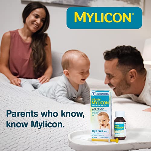 Mylicon Infants Gas Relief Drops For Infants And Babies, Dye Free Formula, 1 Fluid Ounce #TOP5