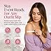 LUMORIA Double Sided Body for Clothes (60 Pack) - Fashion & Fabric Adhesive, Perfect for Dress or Hem Support, Clear Body Tape for Skin, No-Residue & Strong Hold