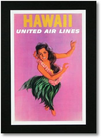 Amazon Co Jp ハワイアンポスター エアラインシリーズ Hawaii ユナイテッド航空 A 9 ホーム キッチン