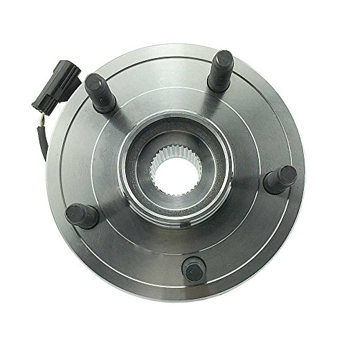 [Set Of 2] Longgo 515073 Front Wheel Bearing Hub Assembly Compatible With 2002 2003 2004 2005 Ram 1500, 5 Lug W/Abs For 4Wd #TOP1