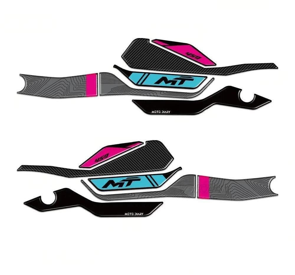 Autocollants 3D de protection des mains pour moto CFMOTO 450MT 2024 tout-terrain