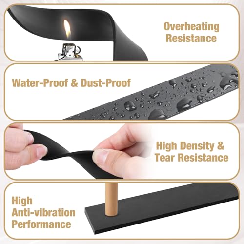 Gummistreifen Vollgummi Gummiplatte Dichtung 3m×25mm×1,5mm Gummidichtung flach Gummimatte Neopren Gummistreifen für DIY Gummischutz Dämpfungsgummi (nicht klebend)