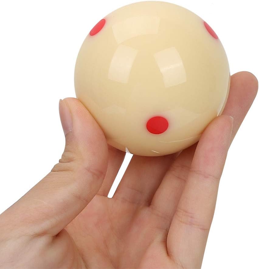 Clasken Training Cue Ball, Red Dot Practice Cue Ball Cue Ball, Practice Ball Training Ball for Billiard Room Practicing for Game Room Training
