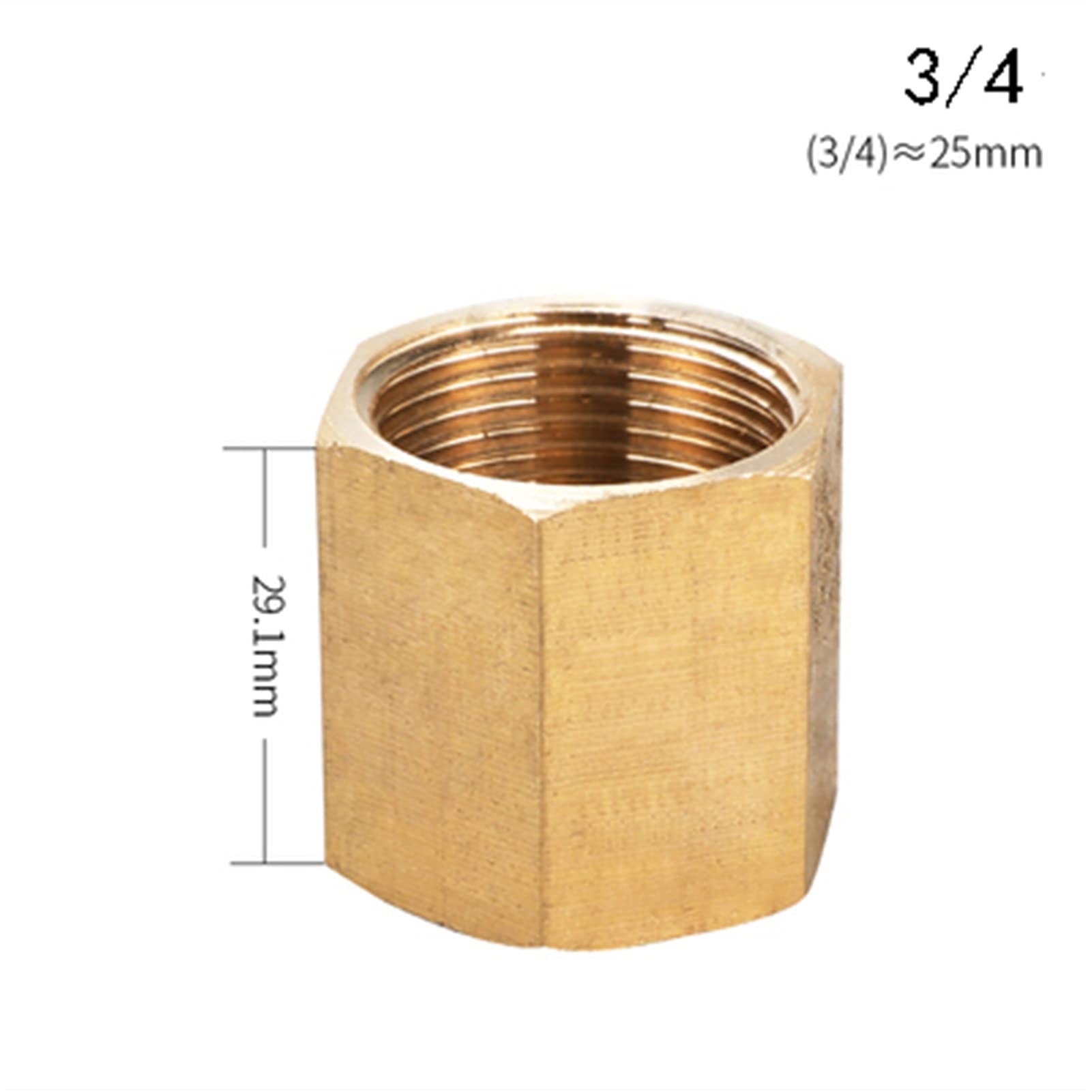 ACCESORIOS DE TUBERIA Acoplamiento de tubos de latón de acoplamiento hexagonal de manguera de cobre, 4pcs hilo femenino BSP Connetor rápido para gas de combustible de agua ( Color : 06 )