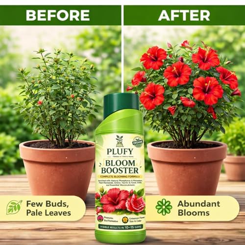 Image of Flower Booster for flowering plants | 100 ML | Liquid Fertilizer for All Flowering Plants | Organic growth | plant Boost for Bigger, Brighter & Long-Lasting Flowers