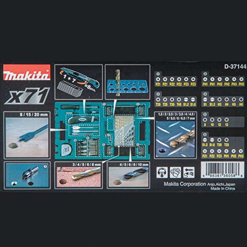 Makita D-37144 71 Pc. Metric Bit And Hand Tool Set #TOP4