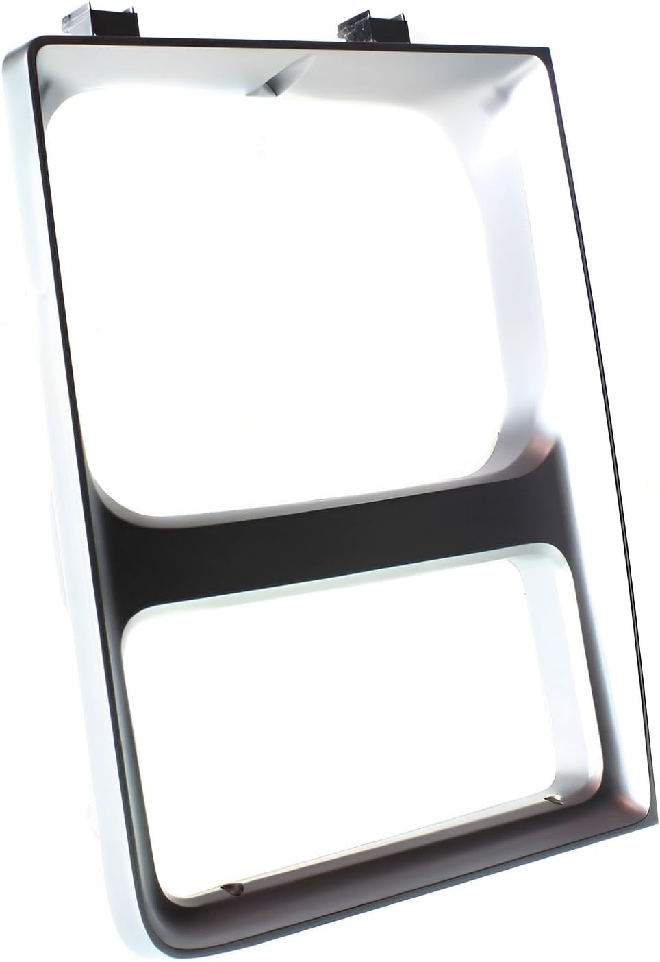 I-Match Auto Parts Front Right Passenger Side Headlight Door Bezel, Silver Chrome Plastic For 1985-1988 Chevy Chevrolet GMC Blazer Jimmy Suburban Pickup Truck 15598726 GM2513182