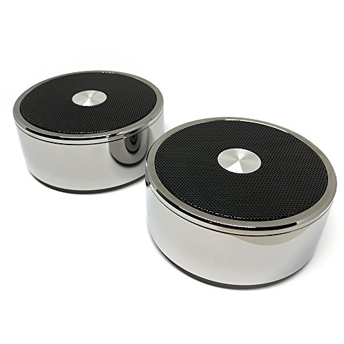 True Wireless Speakers: Twin Portable TWS Bluetooth Mini Stereo Speaker Dual Set Big Bass for Apple iPhone iOS Google Android Samsung Galaxy Nexus Smart Phones Laptops MAC PC Tablets Smartphones Echo
