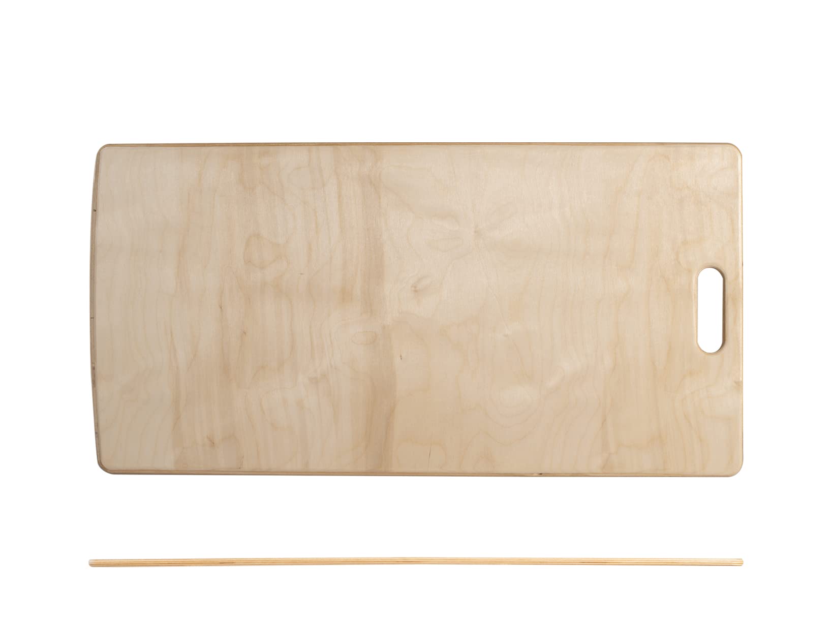 Habi Pala Pizza per Infornare, Legno, con Manico, 40x80cm