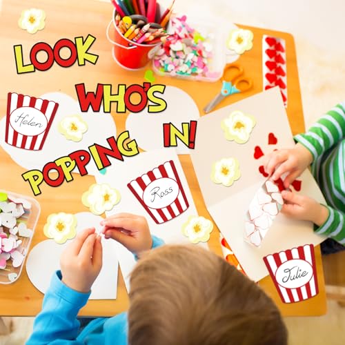 Décoration tableau d'affichage à popcorn avec 100 points de colle inclus - 6