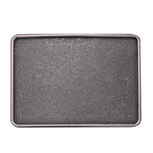 Image of Western Cowboy Vintage Rodeo DIY Blank Belt Buckle for Men | Durable zinc alloy, fits 1.5in leather belts, versatile western belt buckle, for rodeo, casual and formal outfits