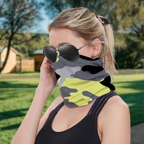 Camo Neck Gaiter Multifunctional Outdoor Face and Neck Cover for Hiking and Cycling3