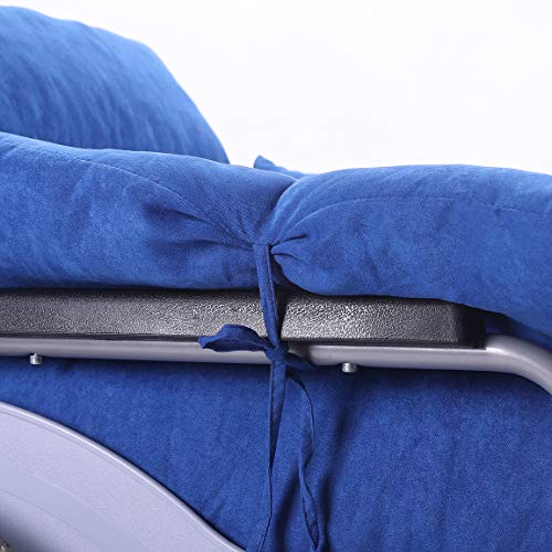 Divecode Wheelchair Cushion Soft Cotton Wheelchair Accessories Helps Prevent Pressure,Armrest And Support Coccyx& Back,Non- Slip, Blue #TOP5